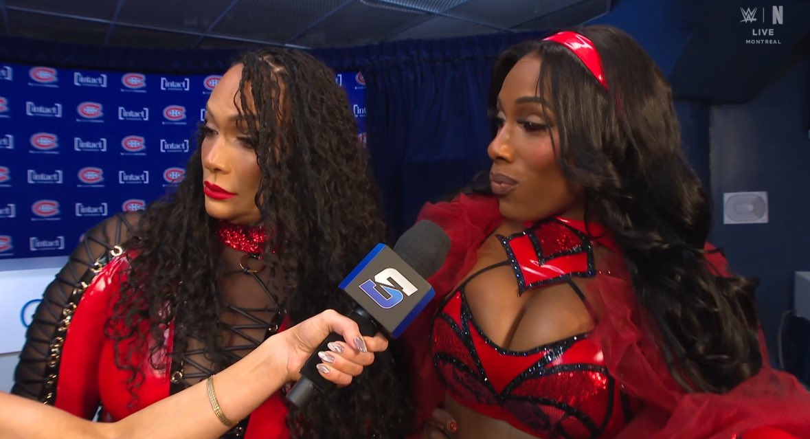 NiaJaxDominates's tweet image. They are so gorgeous and this red gear amazing 
#smackdown