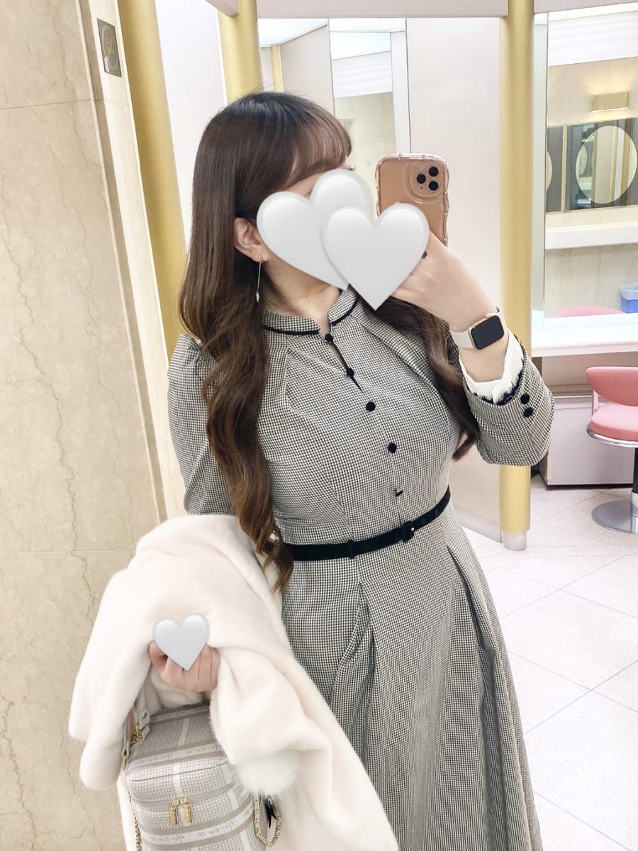 ♡最終価格♡HerliptoPortofinoBeltedCheckDress Her Lip to ♡ Pleated Open Shirt Dress