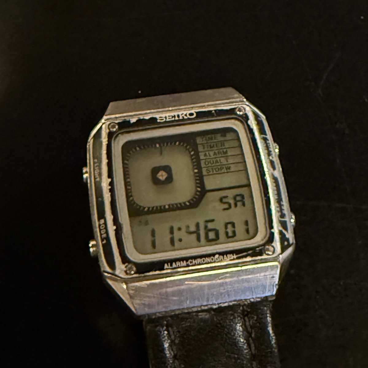 幻　SEIKO　デジボーグ　新品電池　稼働品 SEIKOのデジボーグ、電池交換したらまだ動いたw 中学入学時に買って