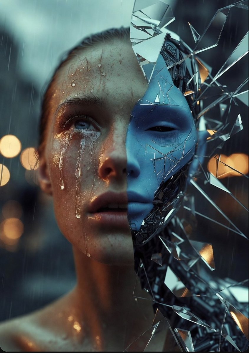 aitechgrid's tweet image. AI 再聪明，也不会代替人类的苦难，这到底是人类的悲哀还是高兴？