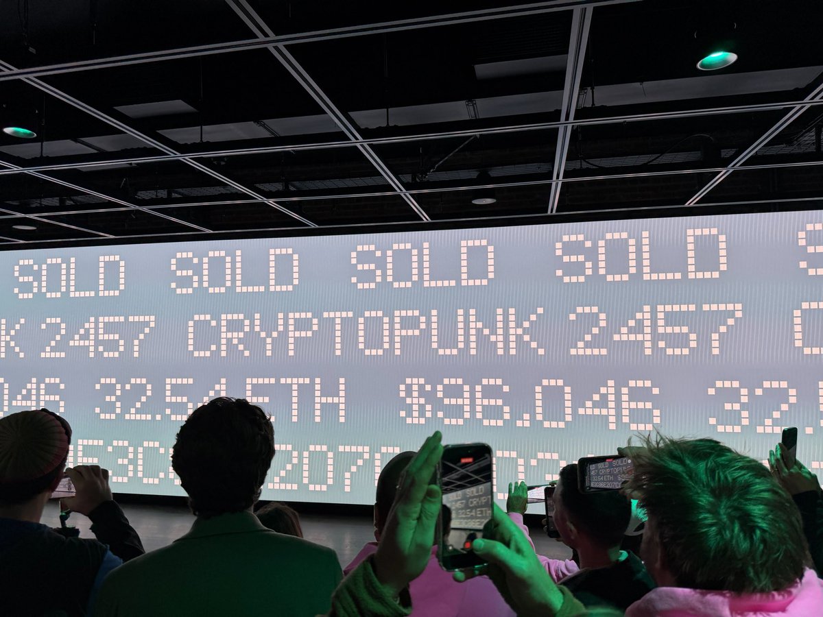 A live sale. At Node. 

Punk 2457 was just acquired by <a href="/goodvibesclub/">Good Vibes Club 🤙</a> in front of a live audience of hundreds of fellow Punks.

This is culture. 
This is community. 
These are the vibes.