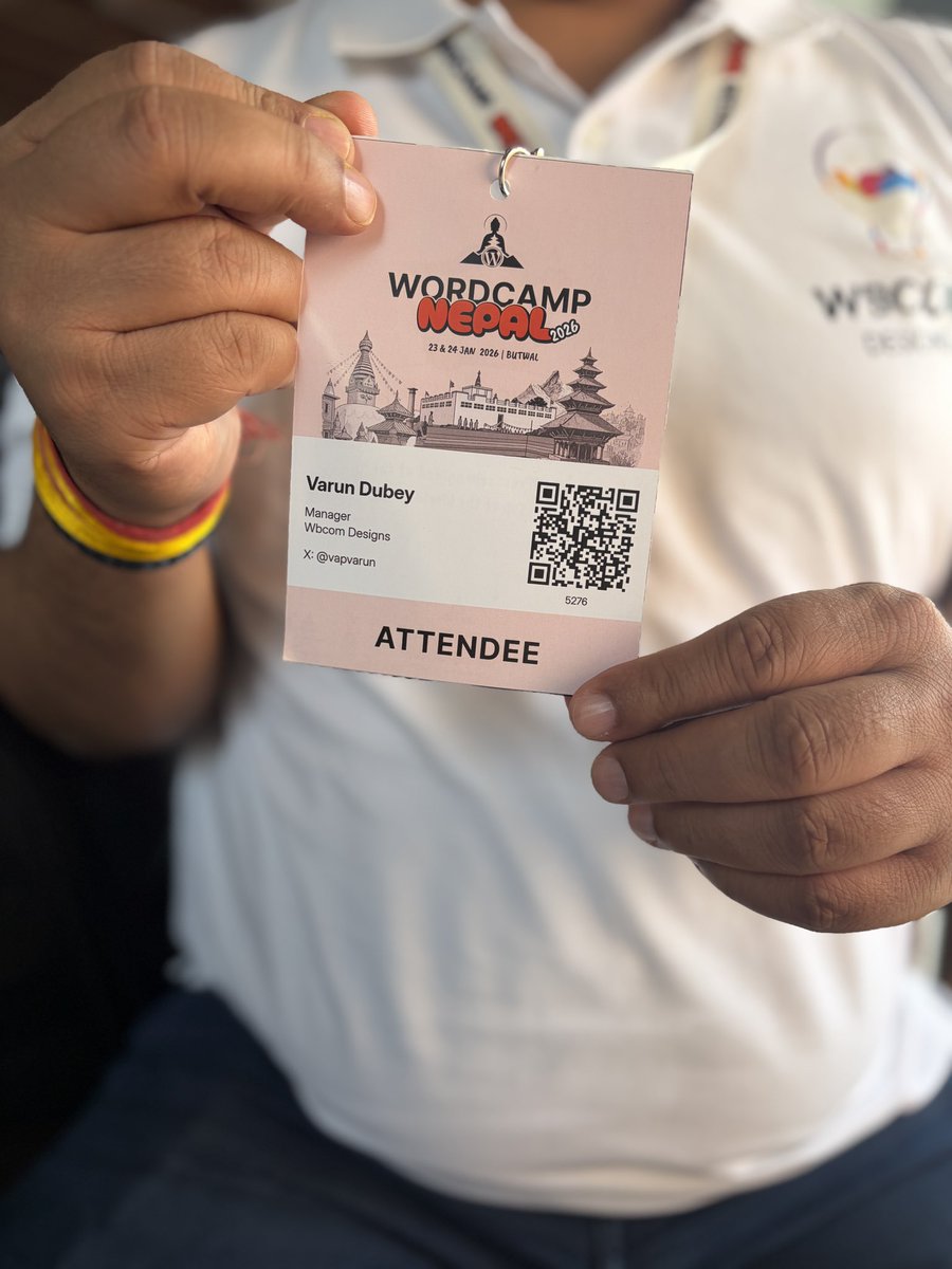 vapvarun's tweet photo. Contributor Day at WordCamp Nepal 2026 🇳🇵✨
Joined the Themes table with one simple goal - learn how to teach WordPress basics better.
The energy, curiosity, and willingness to learn were incredible 💙
#WCNP #ContributorDay https://t.co/IKlPjmVmQA