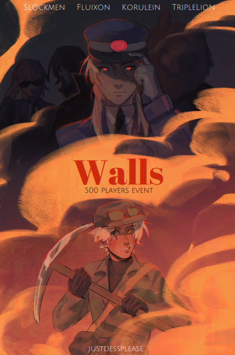 500 PLAYERS WALLS EVENT!! 

In an event full of good players, there's me. who can barely survive. 
I'll be live tomorrow at 12 PM EST!
Please come and say hi :)
twitch.tv/justdessplease