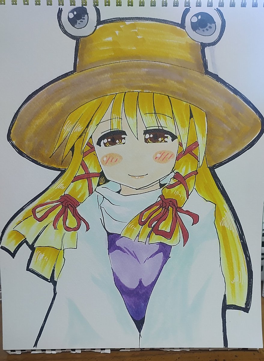 ケロちゃん。
スケッチブックのやつ。
描きてぇすわわの絵。 