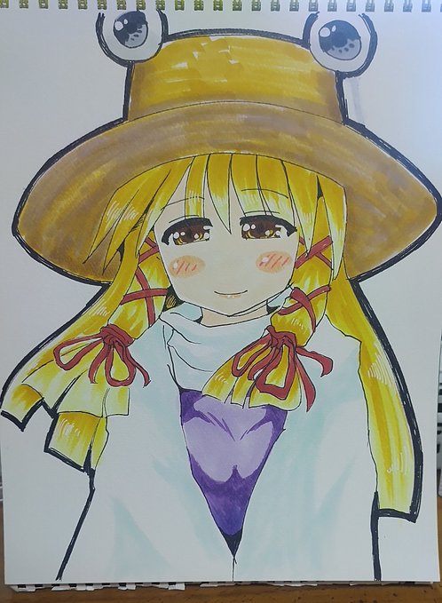 ケロちゃん。
スケッチブックのやつ。
描きてぇすわわの絵。 