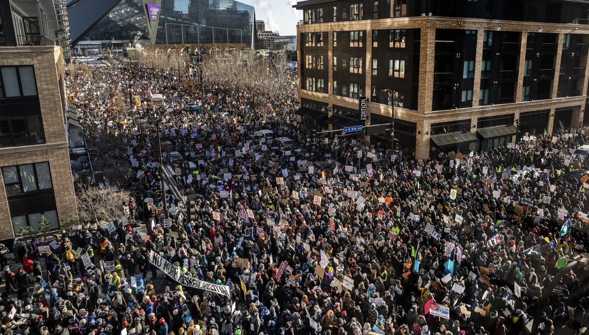 davenewworld_2's tweet image. Minneapolis said FUCK ICE