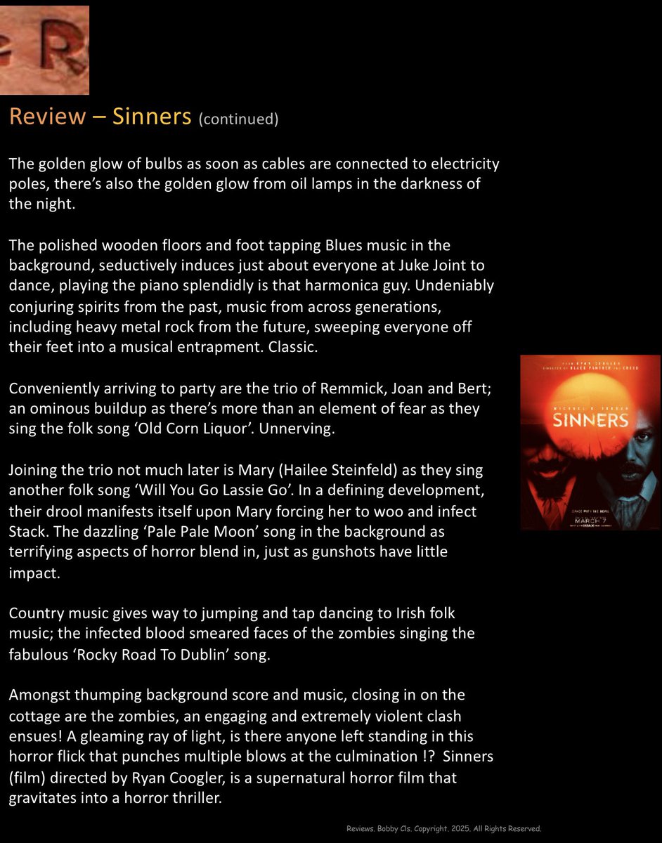 Rcoolmovies's tweet image. 16 @TheAcademy nominations including #BestPicture #BestDirecting #BestActor #BestMusic

The polished wooden floors and foot tapping Blues music in the background, seductively induces just about everyone at Juke Joint to dance, playing the piano splendidly is that harmonica guy.