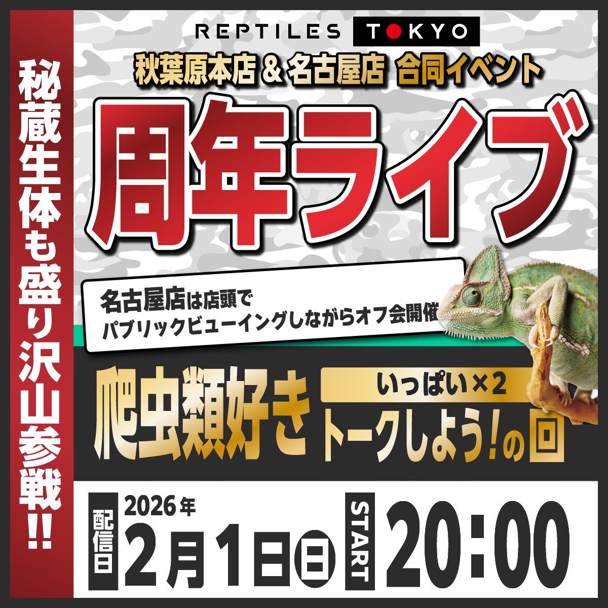 REPTILES TOKYO 秋葉原本店 tweet media