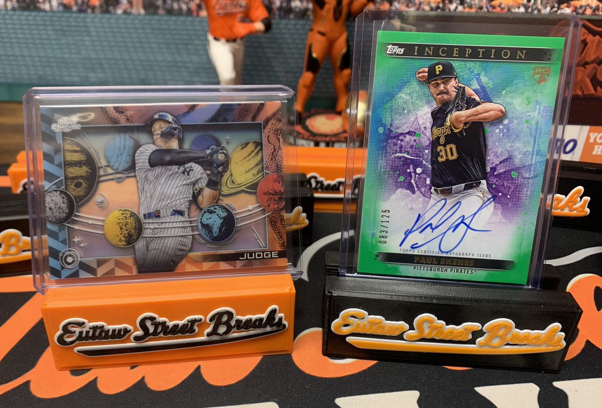 EutawStBreaks's tweet photo. What a night! We thought the Skenes was going to be the hit of the night, then we opened the Cosmic box @CardPurchaser 
Recapping all the hits: https://t.co/ELithD57px https://t.co/F9bhhlAeWQ