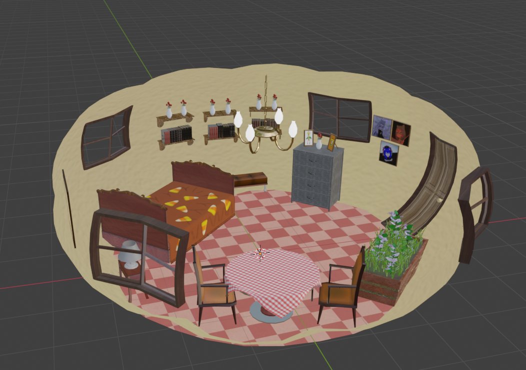 For the first of many scenes to come for AICom 2, I've created, "Punkin's Room". I hope you like it!