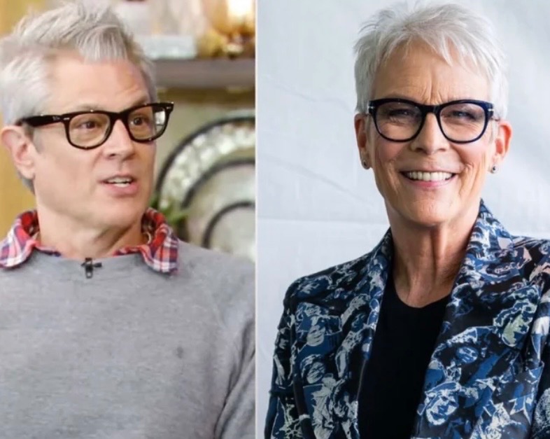 Johnny Knoxville is turning into Jamie Lee Curtis 😭