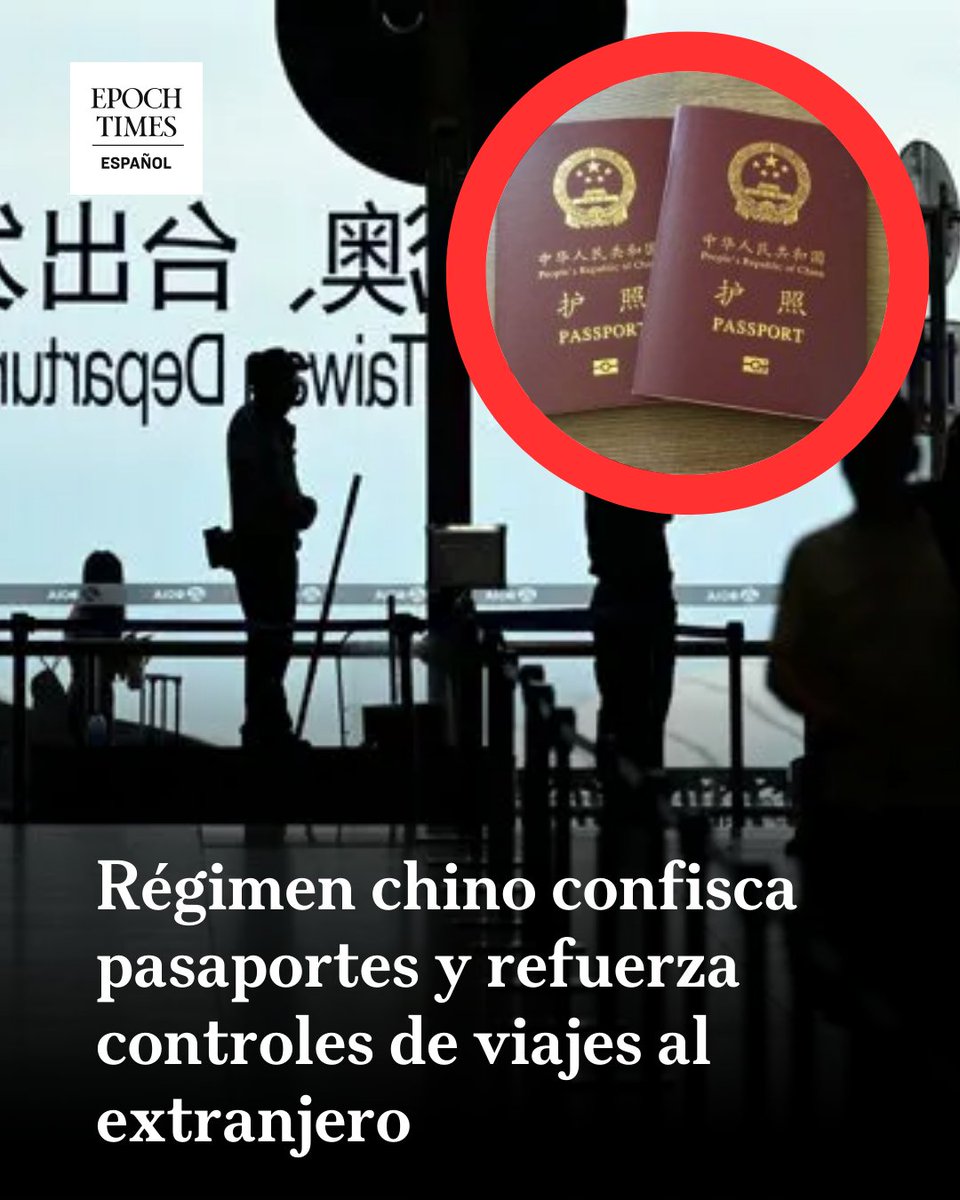 Algunas autoridades locales en China reforzaron el control sobre los viajes al extranjero de sus ciudadanos, incluso confiscando sus pasaportes, según informaron residentes chinos a The Epoch Times.
#China #Viajes #AlertaInternacional #Pasaportes #Restricciones #ViajarSeguro
