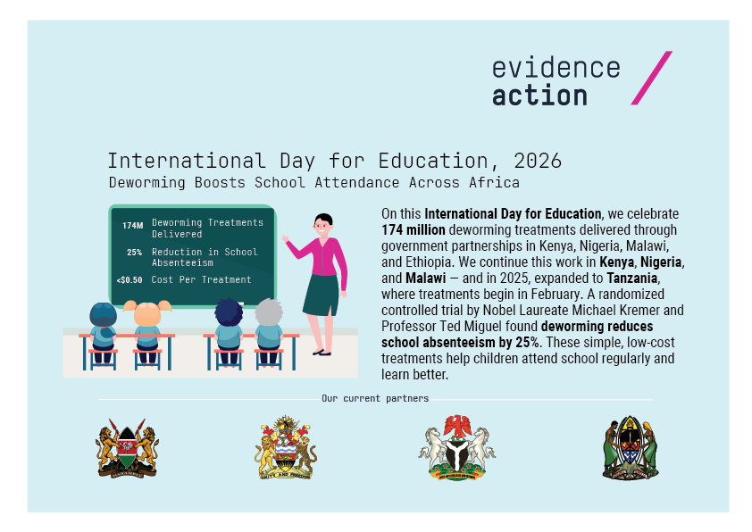 Evidence Action tweet media