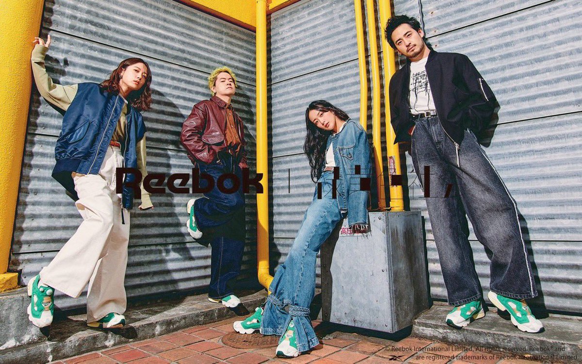 緑黄色社会 x Reebok コラボスニーカー『INSTAPUMP FURY 94』の国内