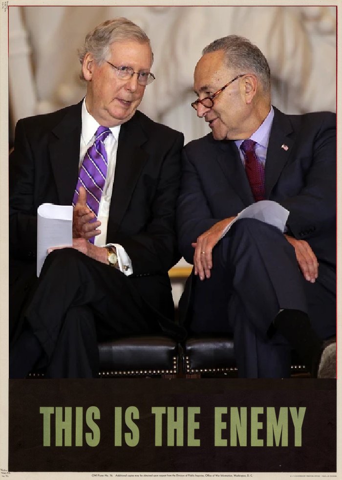 The Republican Party, like the Democratic Party, is our enemy.