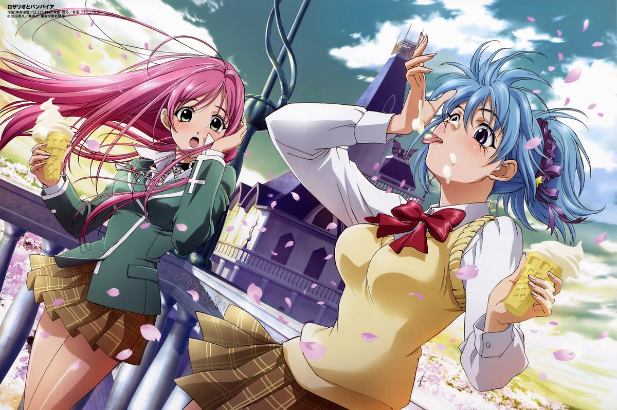 2000s_anime's tweet photo. Rosario to vampire (2008) https://t.co/a1w5npruhi
