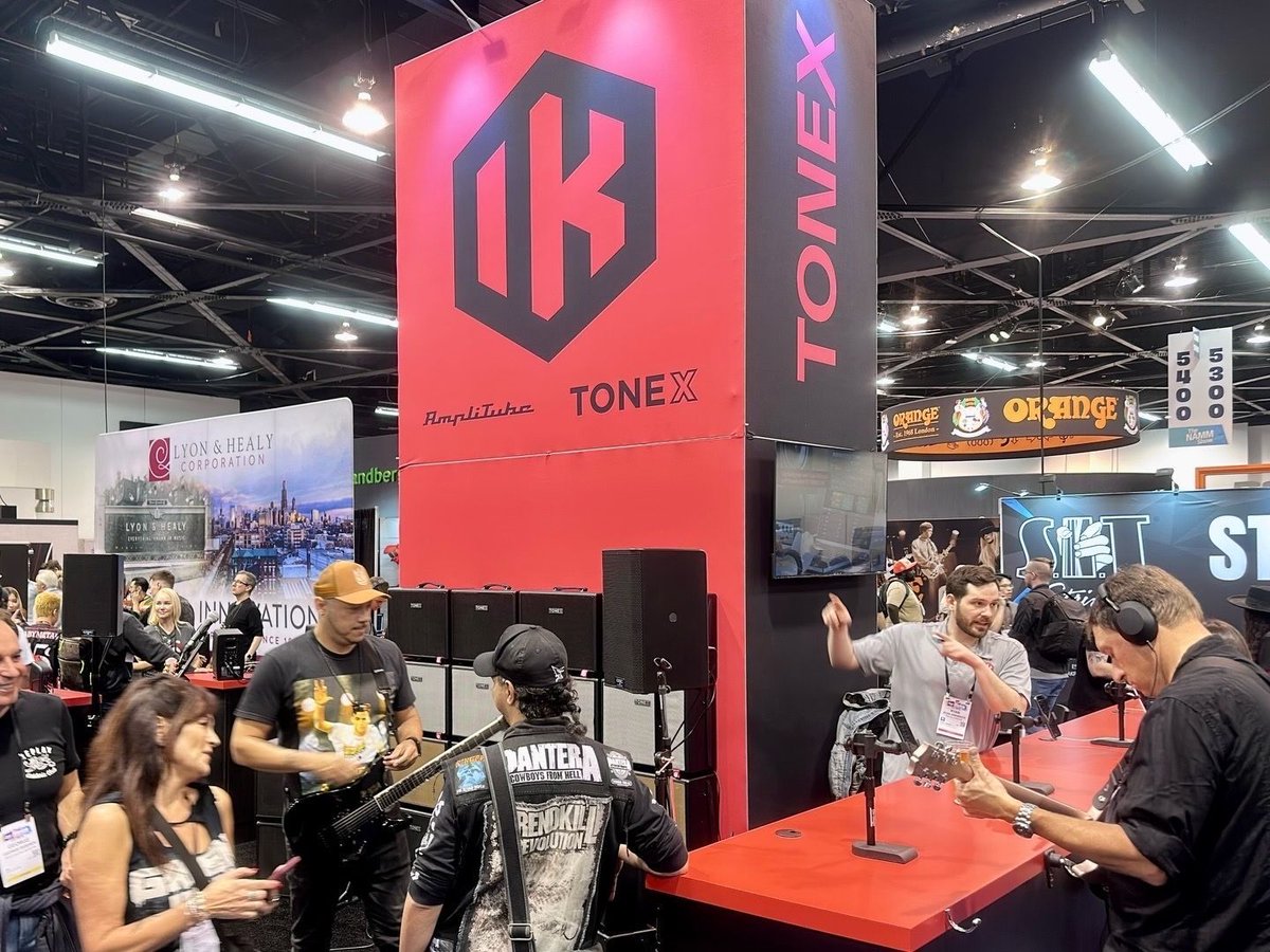 ikmultimedia_jp's tweet photo. NAMM 2026 Booth 5216 in Hall D
#TONEX #AmpliTube #AXEIO at #NAMM #NAMM2026 https://t.co/HvDB2G7FzM