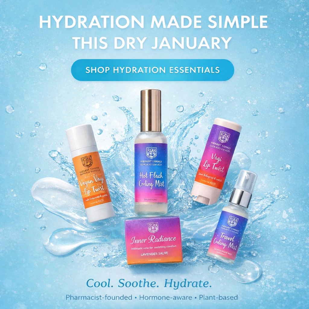 AGTZ's tweet photo. Dry January, but make it juicy π¦
No alcohol.
No dryness.
No suffering in silence.
Just cooling, soothing, menopause-smart hydrationβhead to toe.
Shop https://t.co/hMrsZVC2V5
β¨ #DryJanuaryDoneRight
β¨ #HydrationEssentials
β¨ #MenopauseRelief
β¨ #VLTWellness https://t.co/JEHNc5Vtsc