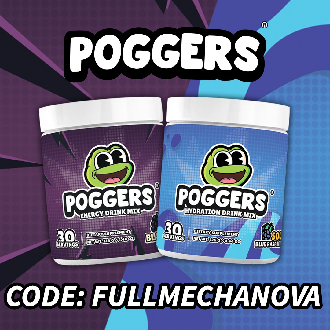 Happy to announce that I am now part of Poggers affiliate program many thanks to <a href="/PoggersShop/">POGGERS® 🐸</a> use my creator code FULLMECHANOVA for 10% off your purchase