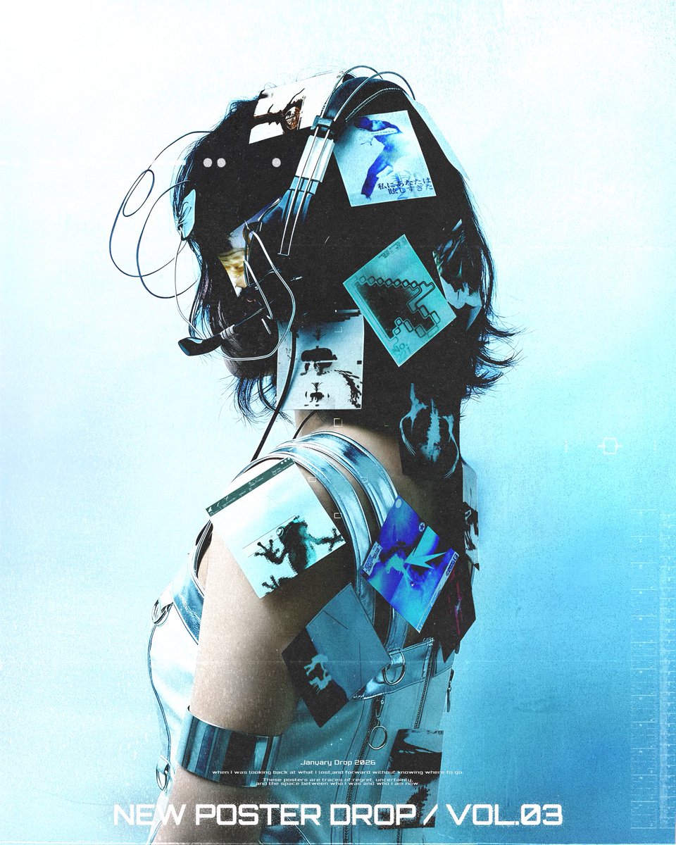 Ty200641's tweet photo. January poster drop.
Shop here: https://t.co/Mxah8BDDNv

#posterdesign #graphicdesign #visualart #y2k #cybercore https://t.co/f99rH35mkj