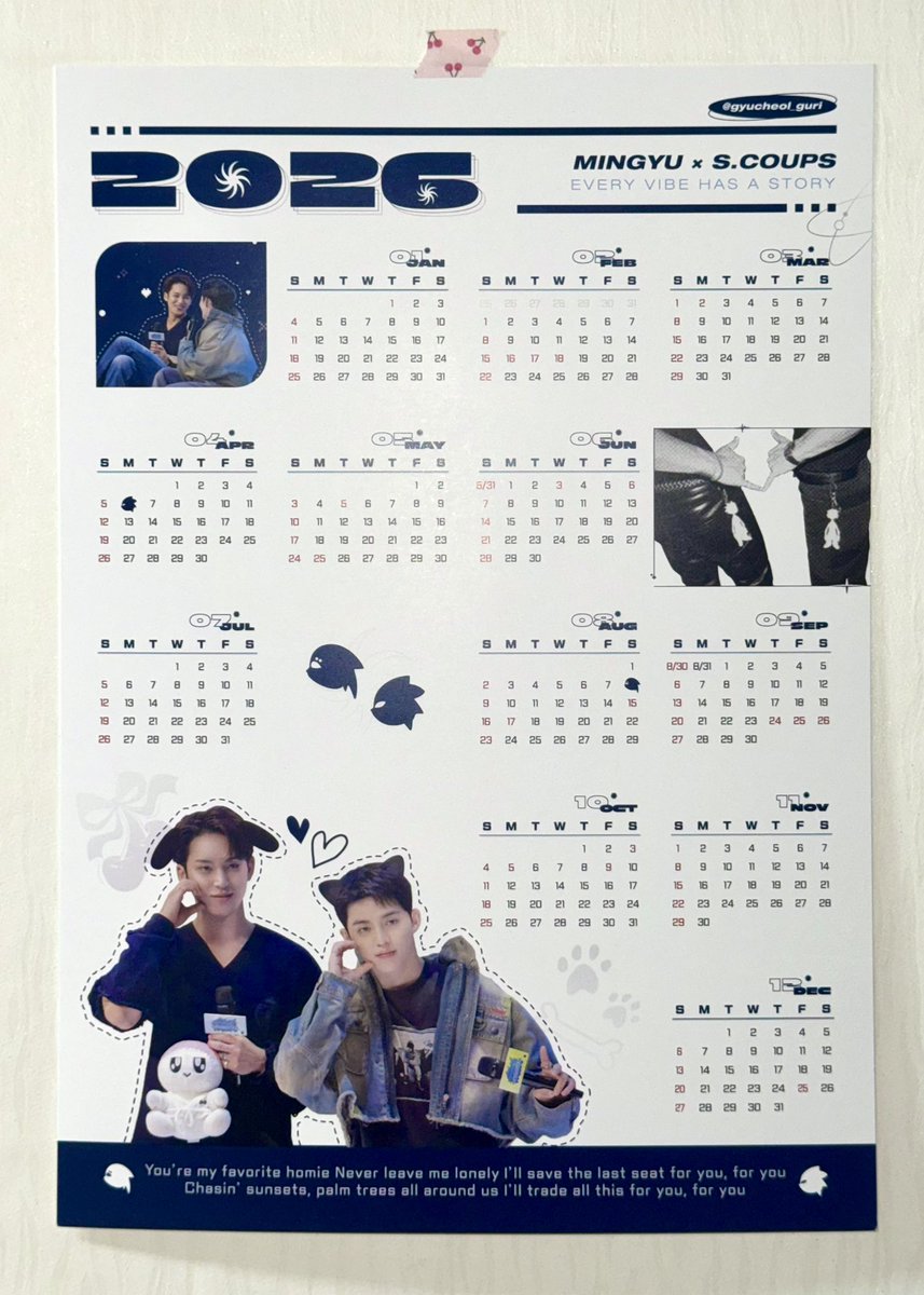 26.01.24-25 CxM 인천 콘서트 나눔

✔️ 멍뀨와 쿱꾸리 키링세트는 초초초극소량
✔️ 수량은 이틀 나눠서 진행합니다!
✔️ 멍뀨만 ❌ 쿱꾸리만 ❌
✔️ 2시 이후 장소 타래로 안내

+) 25일 막콘은 뀨스뀨스 26년 연력 (B4)도 나눔합니다!!

#에스쿱스 #민규 #뀨스뀨스 #쿠테만테 #CxM