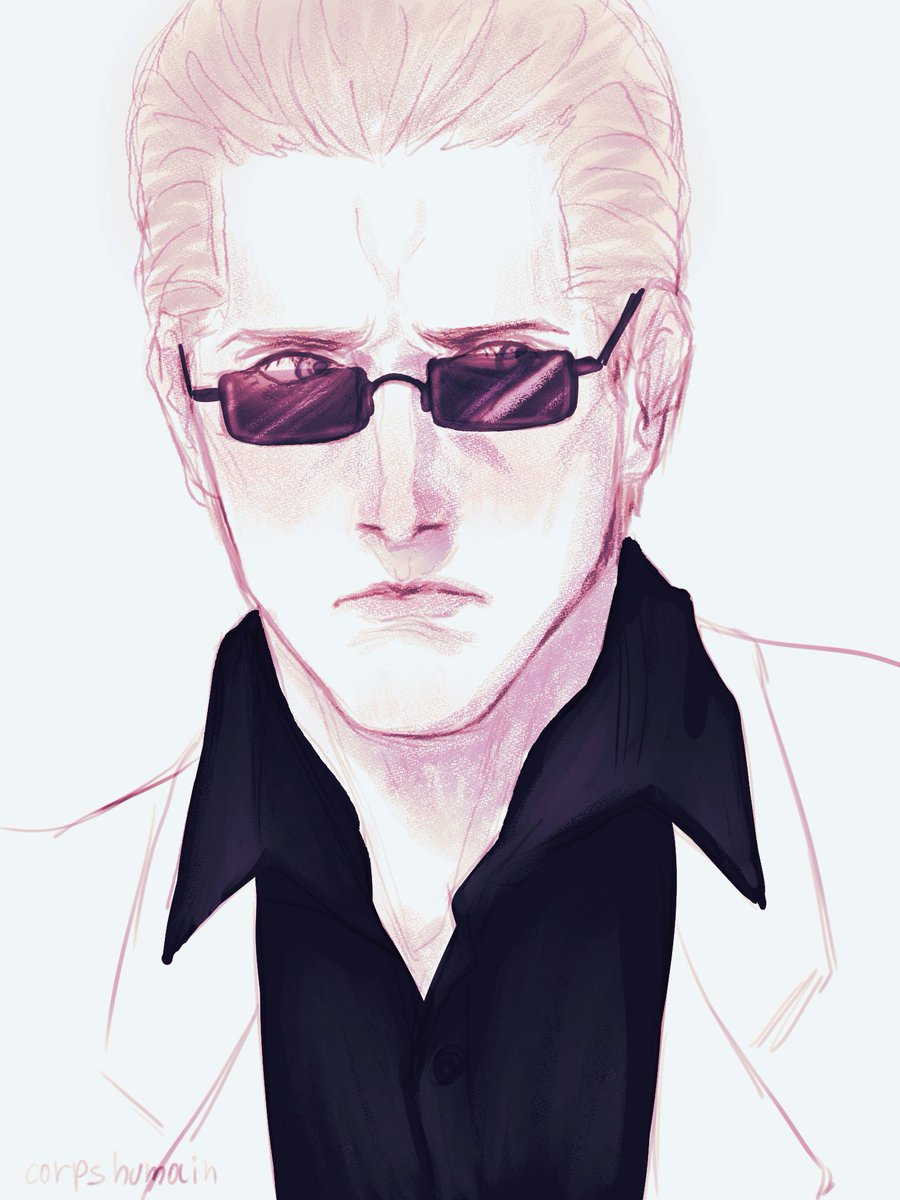 I wanted to draw him as my peer, so here is 21 yo Al
#ResidentEvil #AlbertWesker #REBHFun