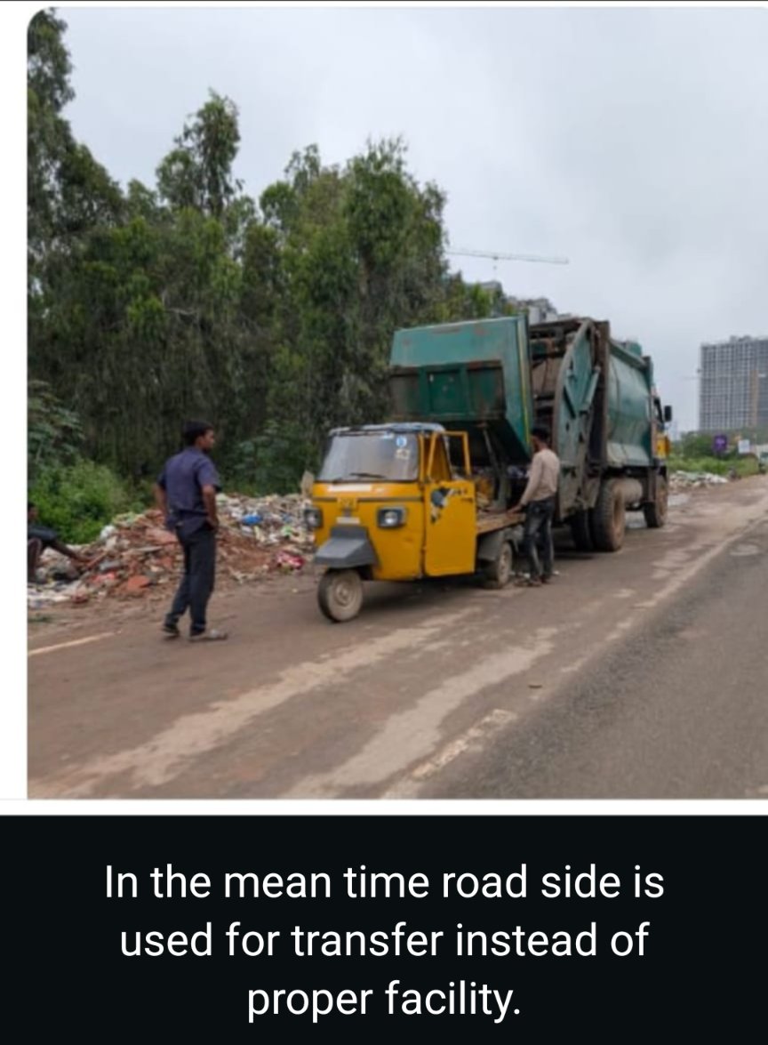 anjali_WFR's tweet photo. Panathur Transfer station and dry waste sorting faculty still lying closed while BSWML and use road side in busy highway to sort and transfer garbage. Spreading disease in Varthur ward.
@GBA_office @EASTCITYCORP please resolve this infrastructure waste at the earliest. 
@WFRising https://t.co/h8GAU96vLa