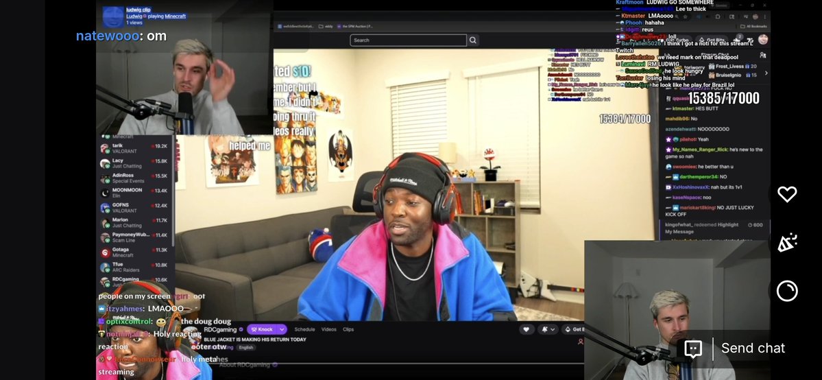 OnlyPharrell's tweet image. Exclusive shot of ludwig reacting to mark reacting to ludwig reacting to mark