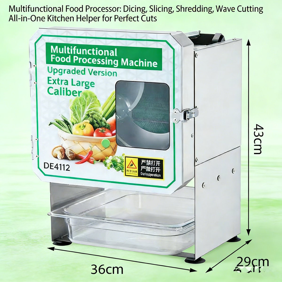 QingyoZ45711's tweet photo. This 5-in-1 dicing, shredding, slicing, fries maker, and wavy fries maker is a marvel of efficiency! With a low power consumption of 250W and high output, it instantly doubles kitchen efficiency.
#CommercialVegetableCutter #250WMultifunctionMachine #RestaurantEssentials https://t.co/YcbKd3rhny