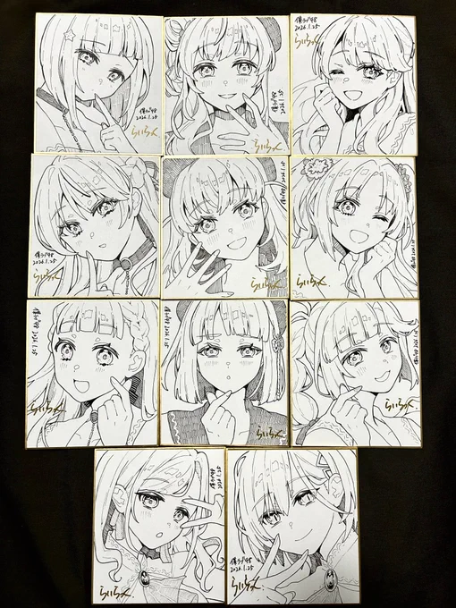 明日の僕ラブ48に持ってく色紙です! 
