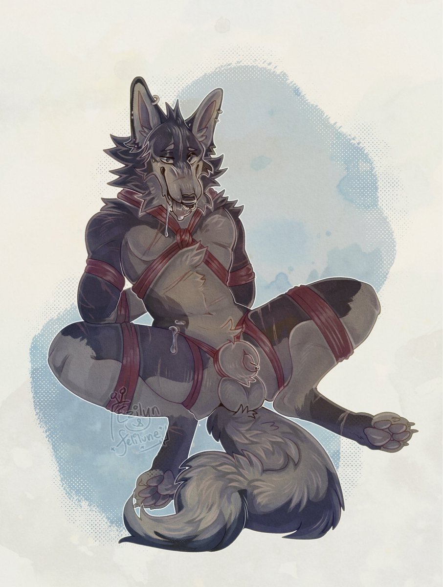 balls taught, head empty . he/him

. finished ych for <a href="/wrought_dog/">wrought</a> !
. sketch and render by me
. lines and flats by <a href="/EzEzilyn/">🔞 Ezilyn // 🏳️‍⚧️ 🦈</a> !