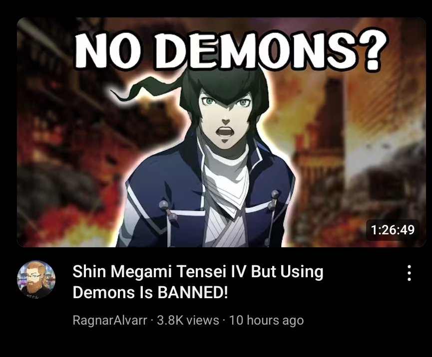 holy shit a smt iv challenge run this is going to be cinema there r barely any smt iv challenge run videos
