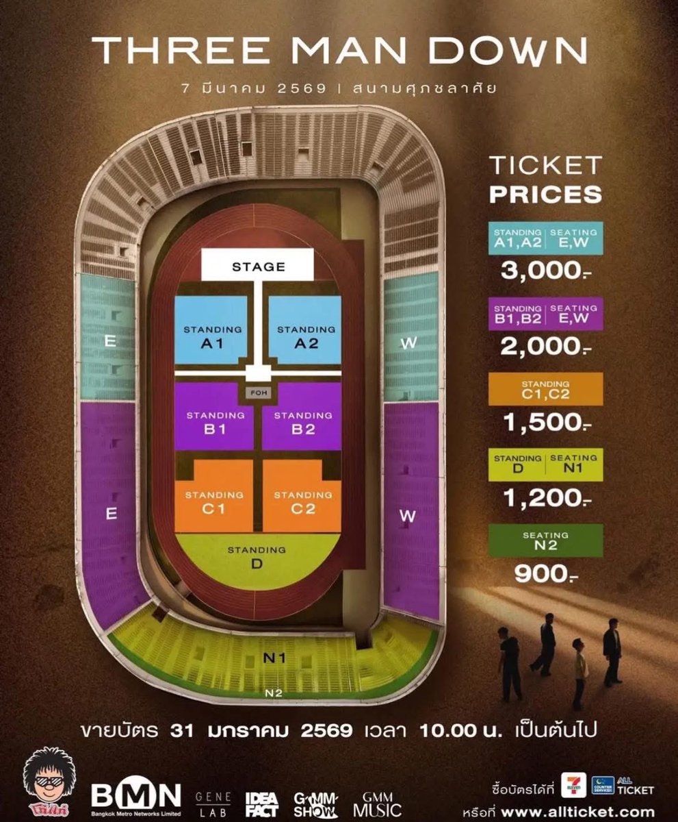 ทรี แมน ดาวน์ คิวว่าง 2 คิวสุดท้าย
ทักมาสอบถามได้เลยนะคะ ❤️💓🌈✨
✅กดบัตรมา 5 ปี 
✅เปิดร้านมา 3 ปี การันตีไม่มีประวัติโกง
✅กดได้ มีบริการแลกบัตรรอรับบัตรที่บ้านได้เลย/ส่งบัตรให้ทันที
✅กดไม่ได้คืนเงินให้ทุกบาทไม่มีหักเพิ่ม
✅ค่ากดหลักร้อย #ThreeManDownLiveAtImpactArena2023