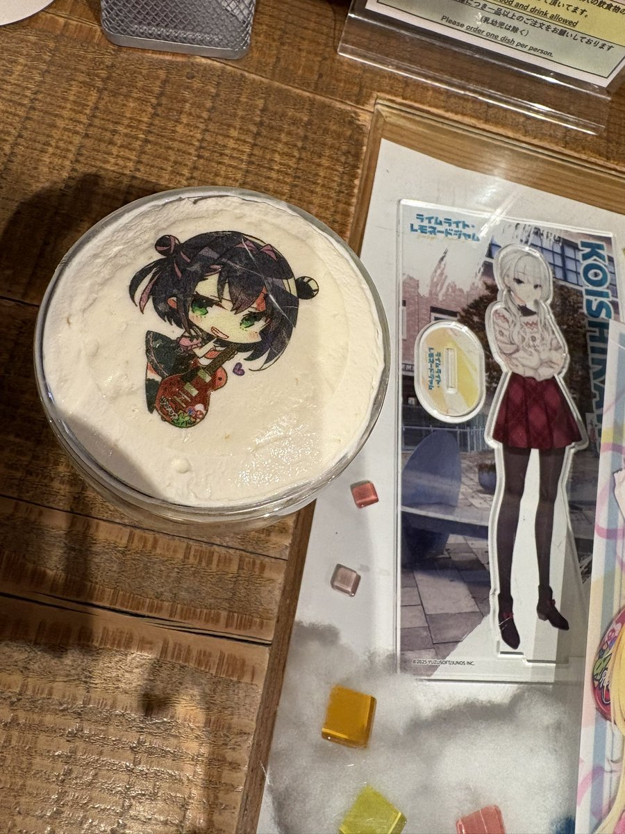 ライムライト・レモネードジャム　コラボカフェ 特典 陽見恵凪　ランチョンマット ライムライト・レモネードジャム コラボカフェ 特典 陽見恵凪