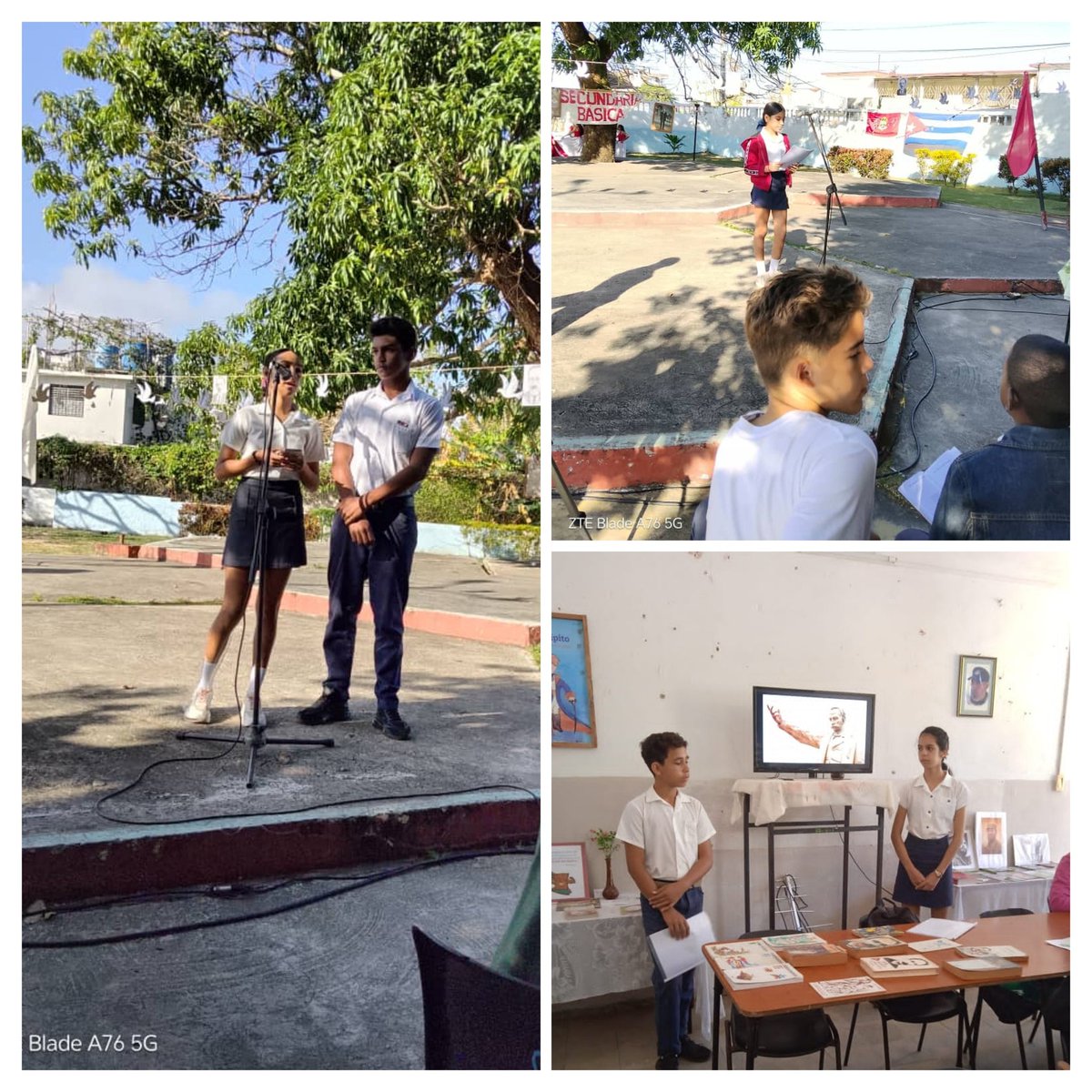 Heroicoviet19's tweet photo. Con la alegría que caracteriza a los pioneros se desarrollan diversas actividades en homenaje al 173 aniversario del natalicio de José Martí.
#educacionprimariaij
#secundariabasicaijv
#EducacionIsladelaJuventud https://t.co/b4pdl1hAuT
