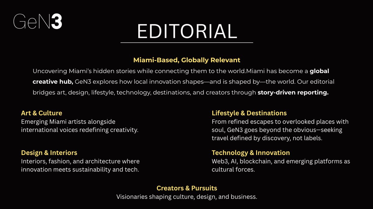 GeN3 Media tweet media