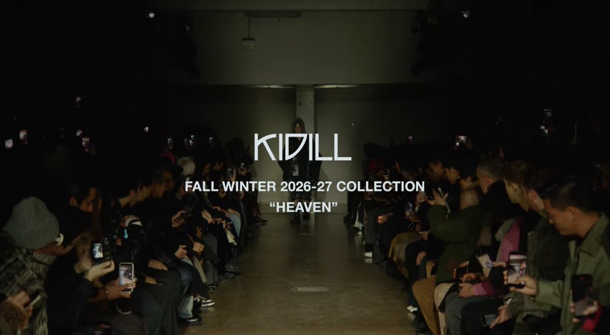 【KIDILL F/W 2026-27 COLLECTION "HEAVEN"】
VIDEO

最新コレクションの様子がKIDILL Youtubeチャンネルにて公開されております▶️

ぜひご覧くださいませ🧷

youtu.be/YMZZlvHg1AY?si…