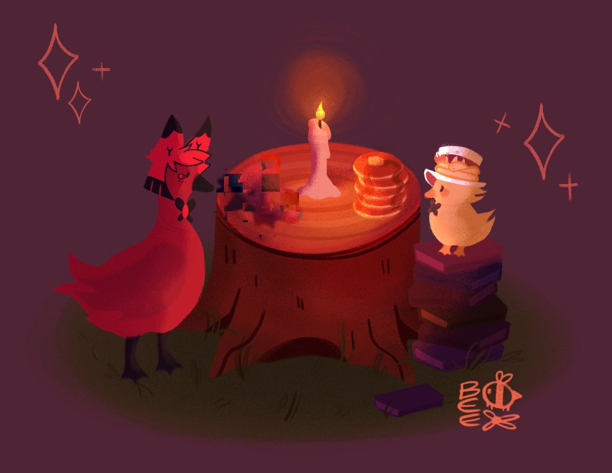 Awkwardbee4's tweet image. Some goose Alastor and duck Lucifer
Radioapple :)
(Plus one of Alastor as a swan)
#radioapple #LuciferMorningstar #Alastor #Fanart #hazbinhotel #AlastorHazbinHotel