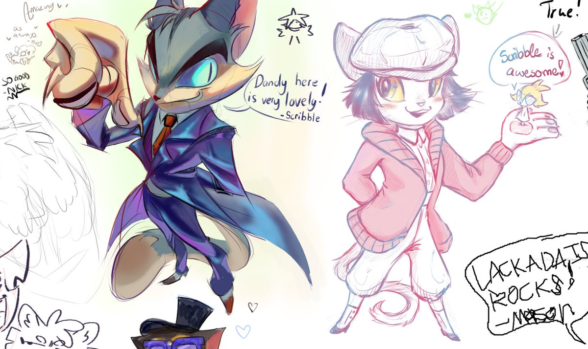 Aura farming with <a href="/DandyLionMeadow/">DandyLion</a> in Lackachat LMAO

#LackadaisyCats #Lackadaisy