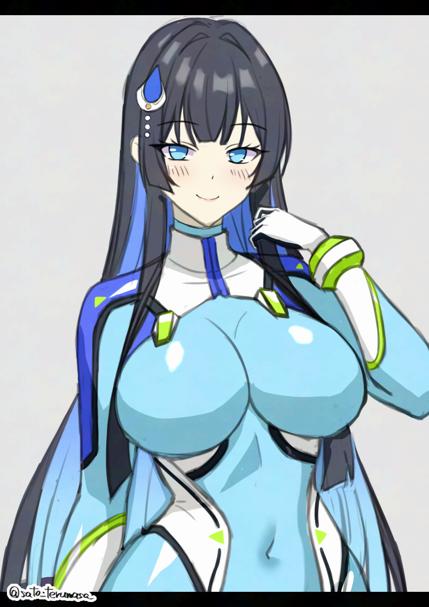 賢妹・織華の立ち絵ラフv2も形になったぜ 