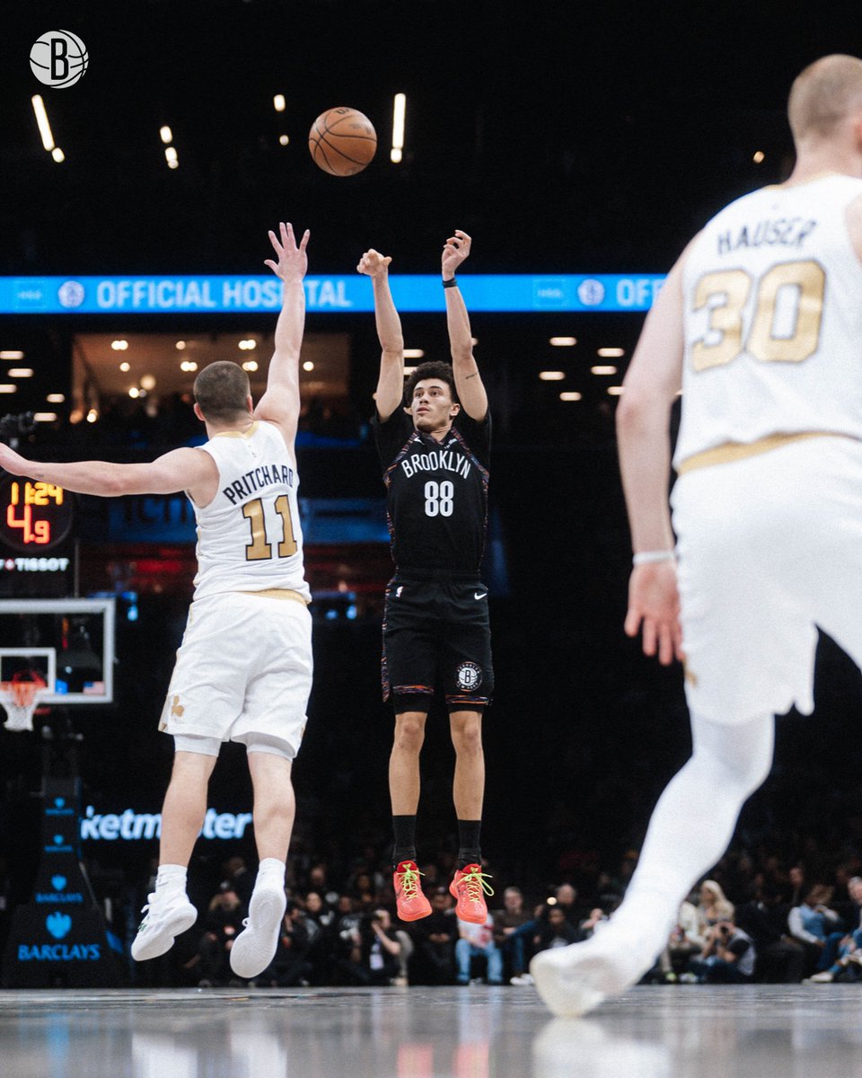 Nolan Traore set a career-high 21 points tonight vs. Boston