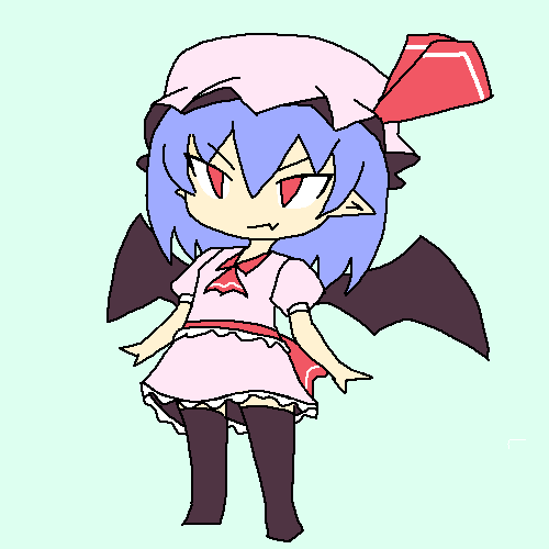 diacute01's tweet photo. Quick Remilia https://t.co/thaioCoEVV