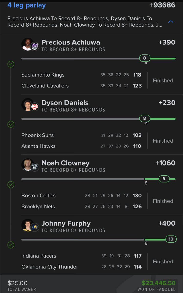 sharpboyjon's tweet image. WHAT A FUCKING NIGHT AGAIN! WENT BACK TO BACK!

All thanks to @PropFinderApp ! Use my code SHARPBOYJON for 30% off your first month