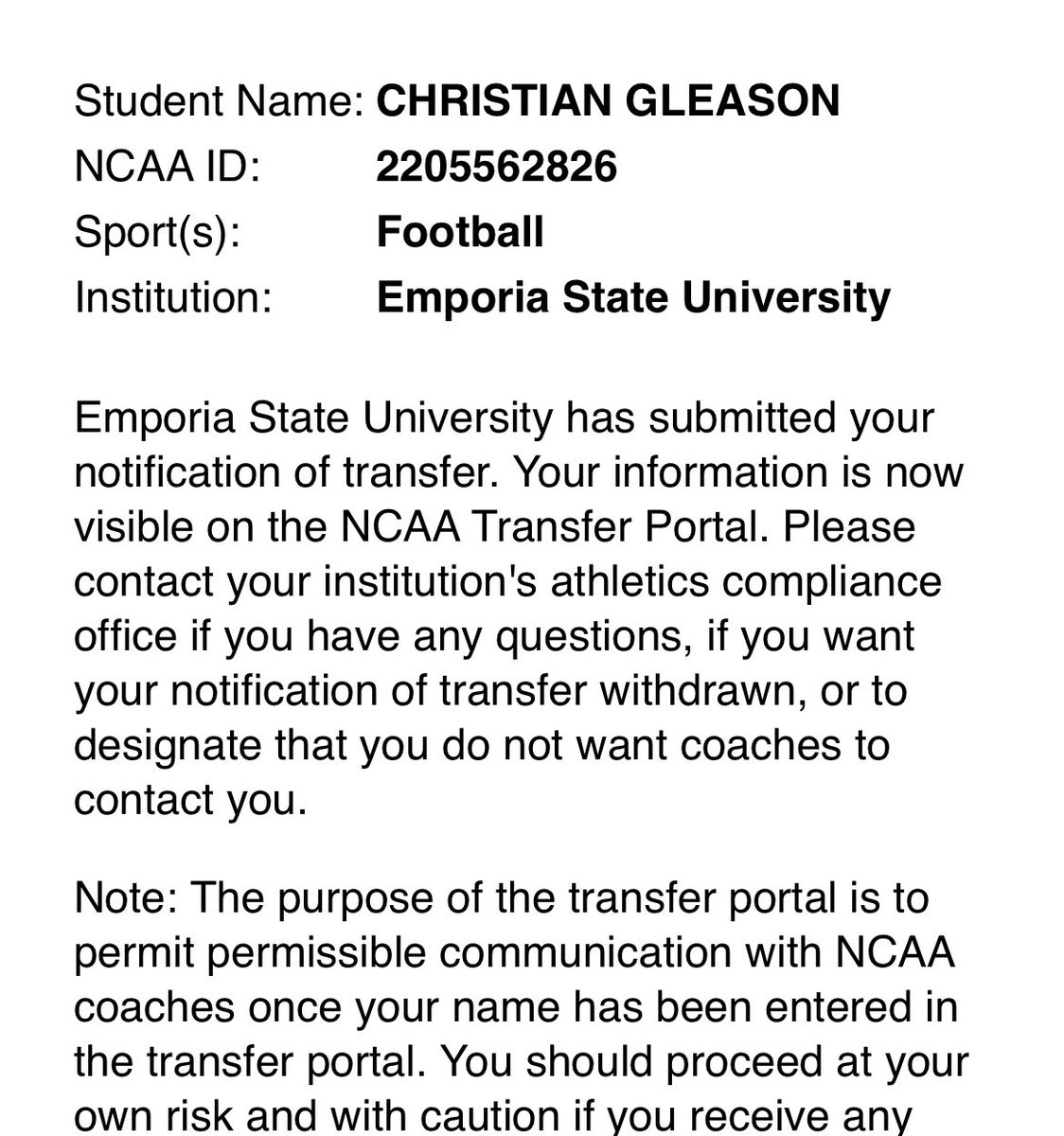 Christian Gleason tweet media