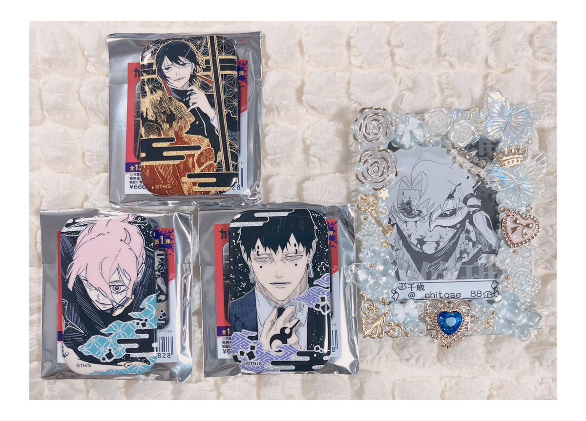 カグラバチ 蒔絵風スクエア缶バッジコレクション 第1弾 未開封 12点 カグラバチ 蒔絵風スクエア缶バッジコレクション 第1弾 未開封 12点