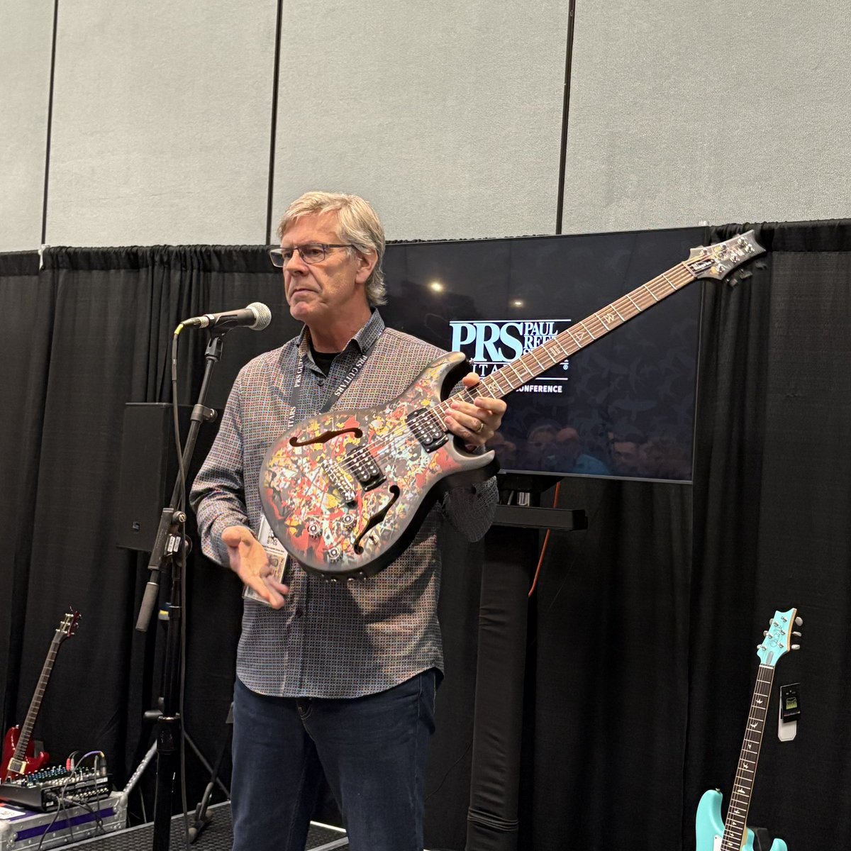 mikiame's tweet image. NAMM会場より🇺🇸🇺🇸

PRSブース❤️❤️❤️

#NAMMShow2026 #PRS 
#silversky  #johnmayer #edsheeran