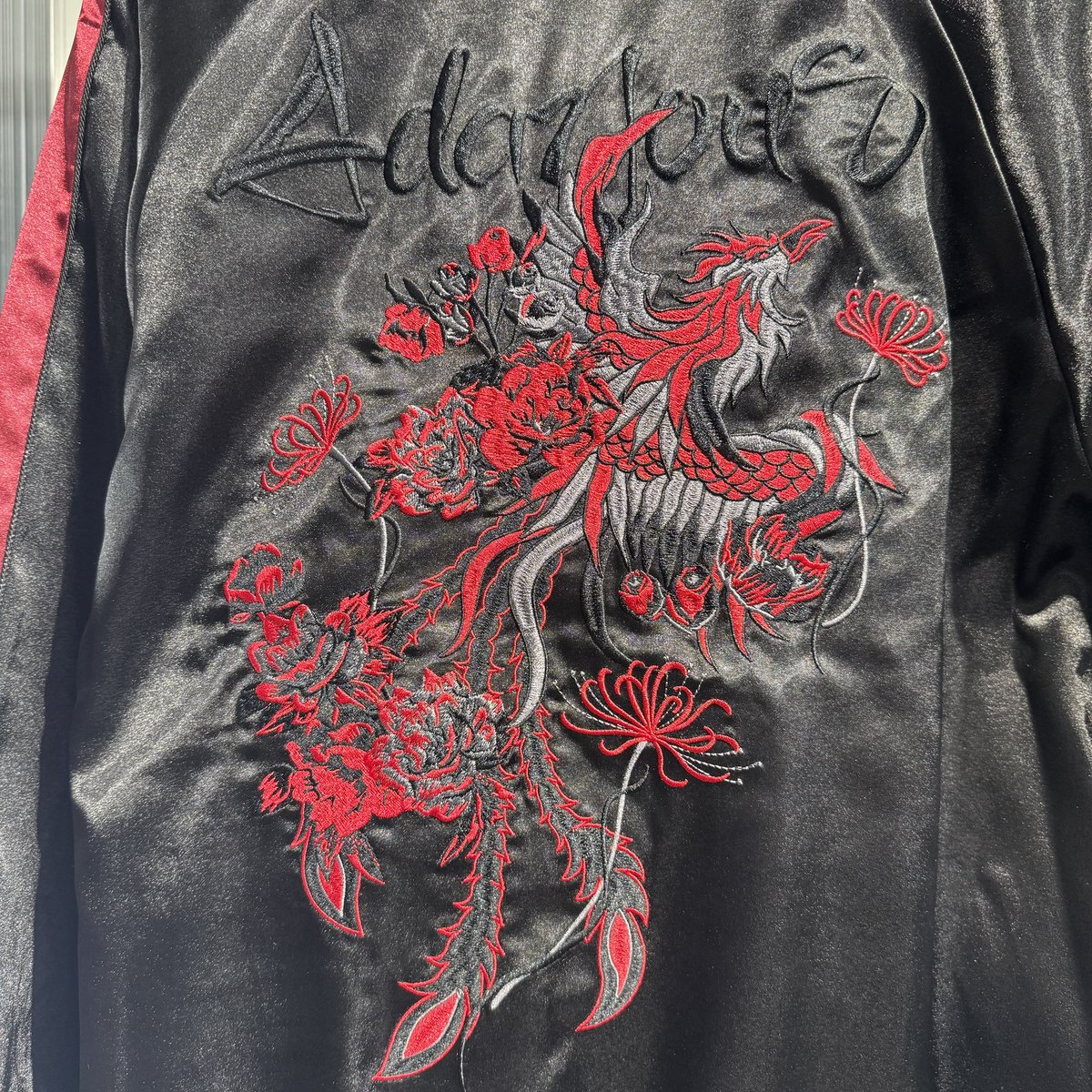 AdaNous NEW ARRIVAL ・AN26-004 ・火ノ神朱雀スカジャン ・BLK/GRY