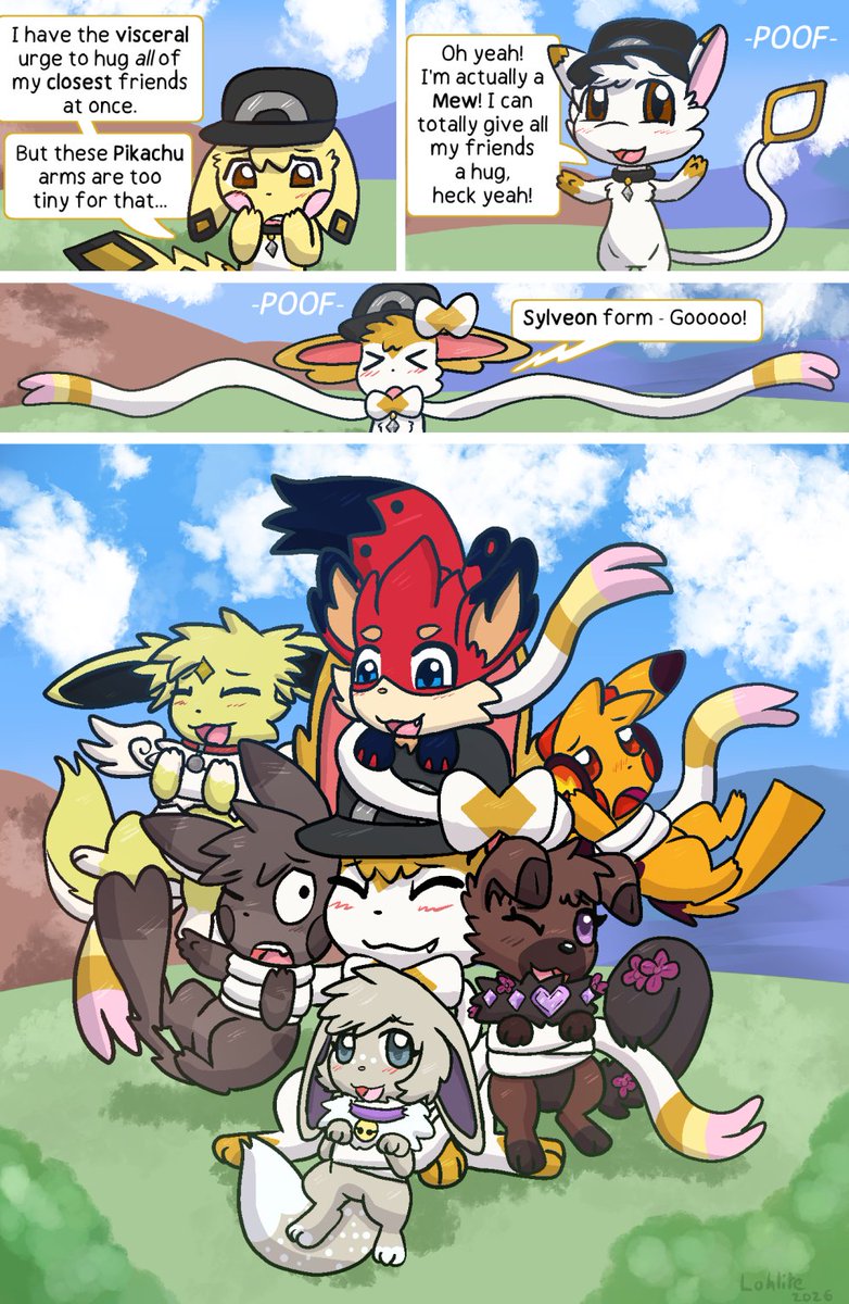 VISCERAL HUG TIME! 💛✨
Huggin' my friends Savi, Shy, Shivers, Miñ, PikaBoi, and Fanny!💖
They are all awesome and spark so much joy chattin' with me in the server gosh! I feel lucky to have them! 💛