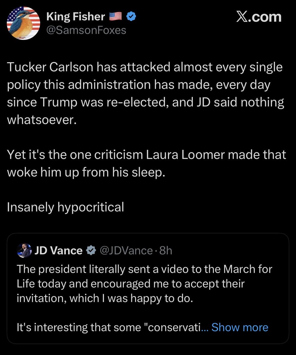 MaxAbrahms's tweet image. JD Vance is actually an extremely thin-skinned guy who’s constantly gate-keeping except when it comes to the most toxic elements of the American right.
