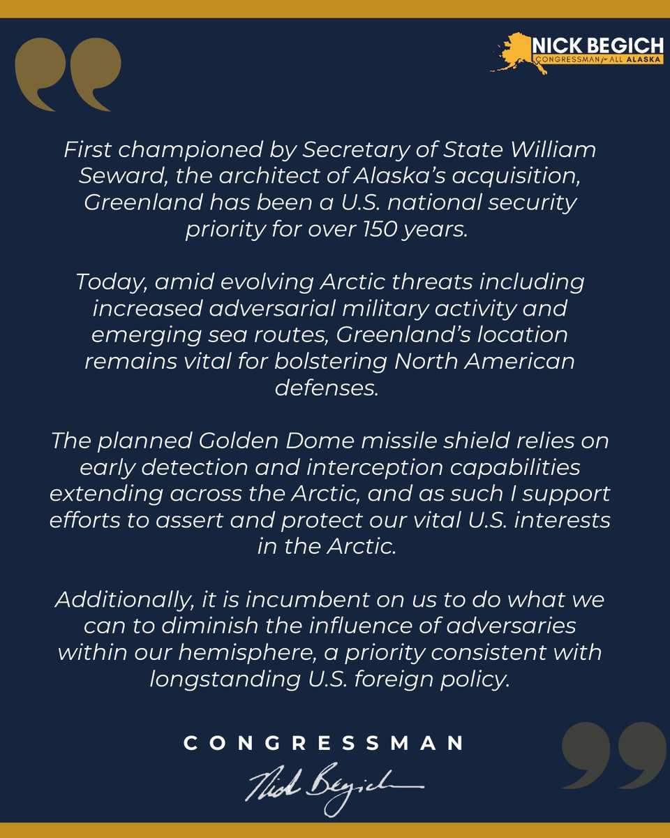 Congressman Nick Begich tweet media